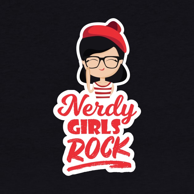 Nerdy Girls Rock Geek Nerd by GDLife